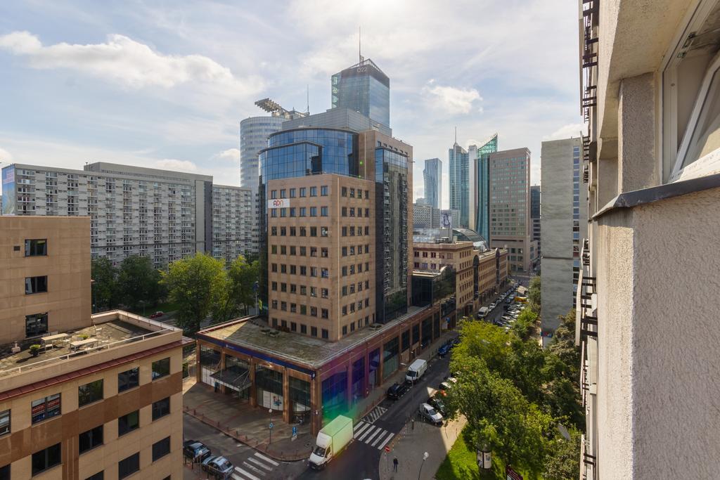 Industrial 9Th Floor Central Apartment With Balcony And Views Warsaw Exterior photo